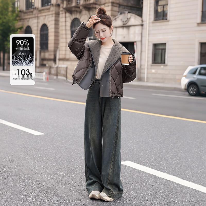 Silbersche Women s Color Block Short Down Jacket M