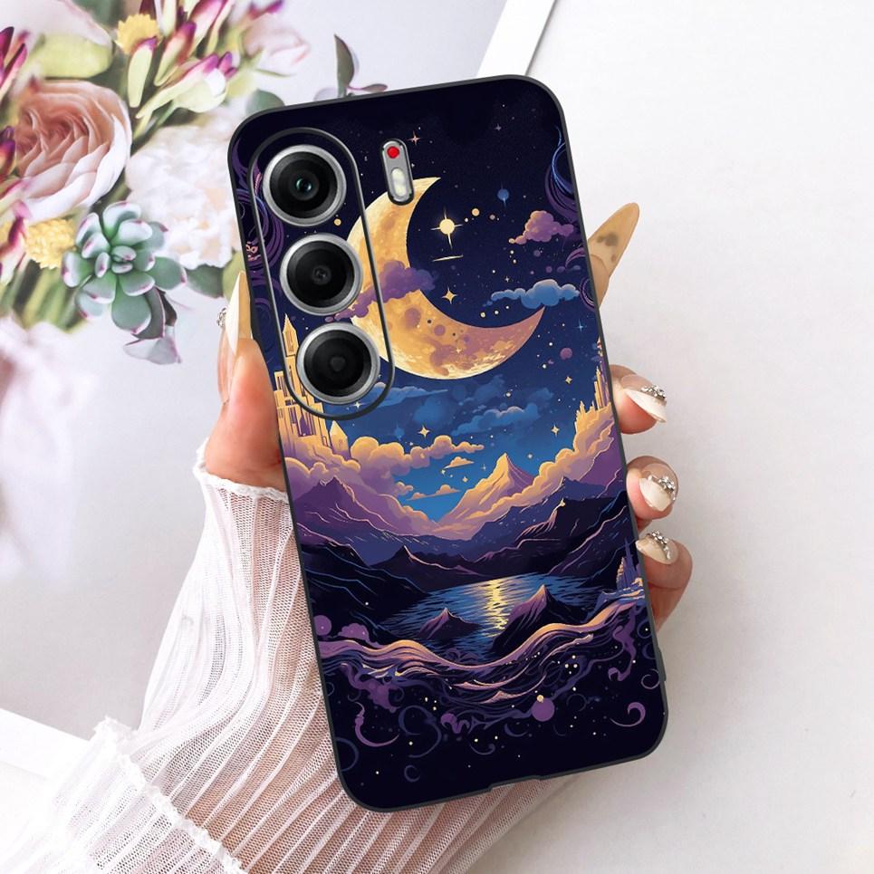 Hülle für Tecno Camon 40 Pro CM7 CM6 Handyhüllen für Camon 40 4G CM5 Niedliche Cartoon-Tiere Cooler Drache Löwe Weiches TPU Schwarze Abdeckung