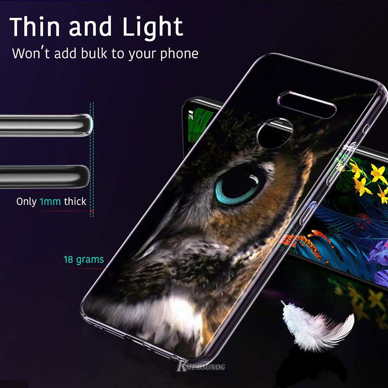 Camouflage Owl Animal For LG V60 V50S V50 G8X G8S G8 G7 ThinQ 5G K61 K51S K41S K30 K20 Q60 Q9 Soft Phone Case