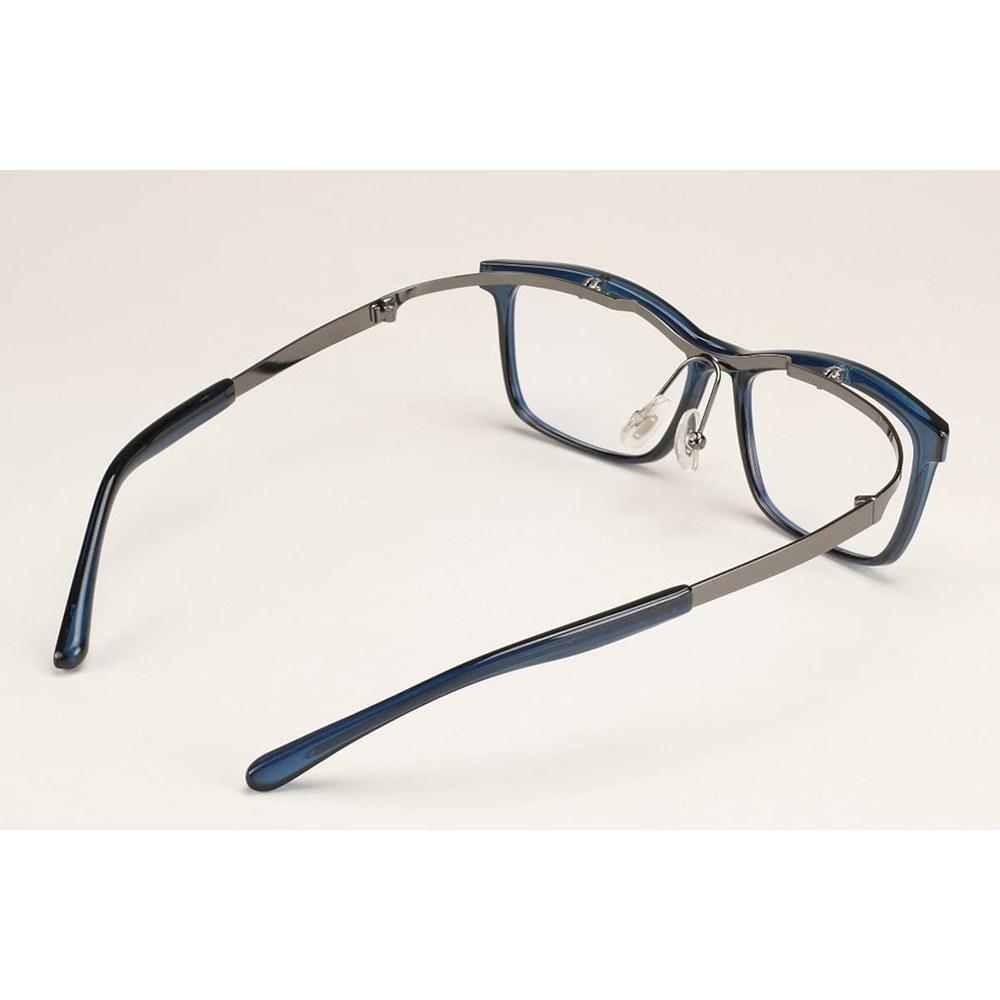 HobbyJAPAN Smartphone Flip-up Glasses Magnifier Wellington Style Clear Navy 1.6x Magnification