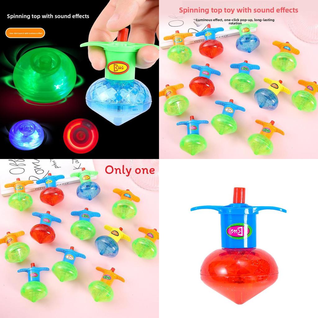 Plastic Spinning Top Toy For Kids With Colorful Ejector Features Suitable For Children And School Play