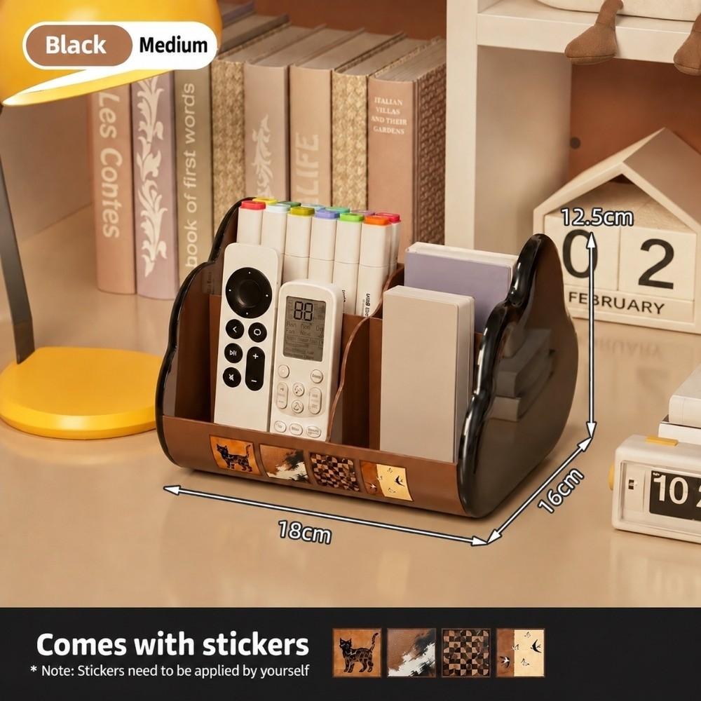 Plastic Desk Organizer Cloud Shape Pen Holder Practical Desktop Storage Box School Office Home