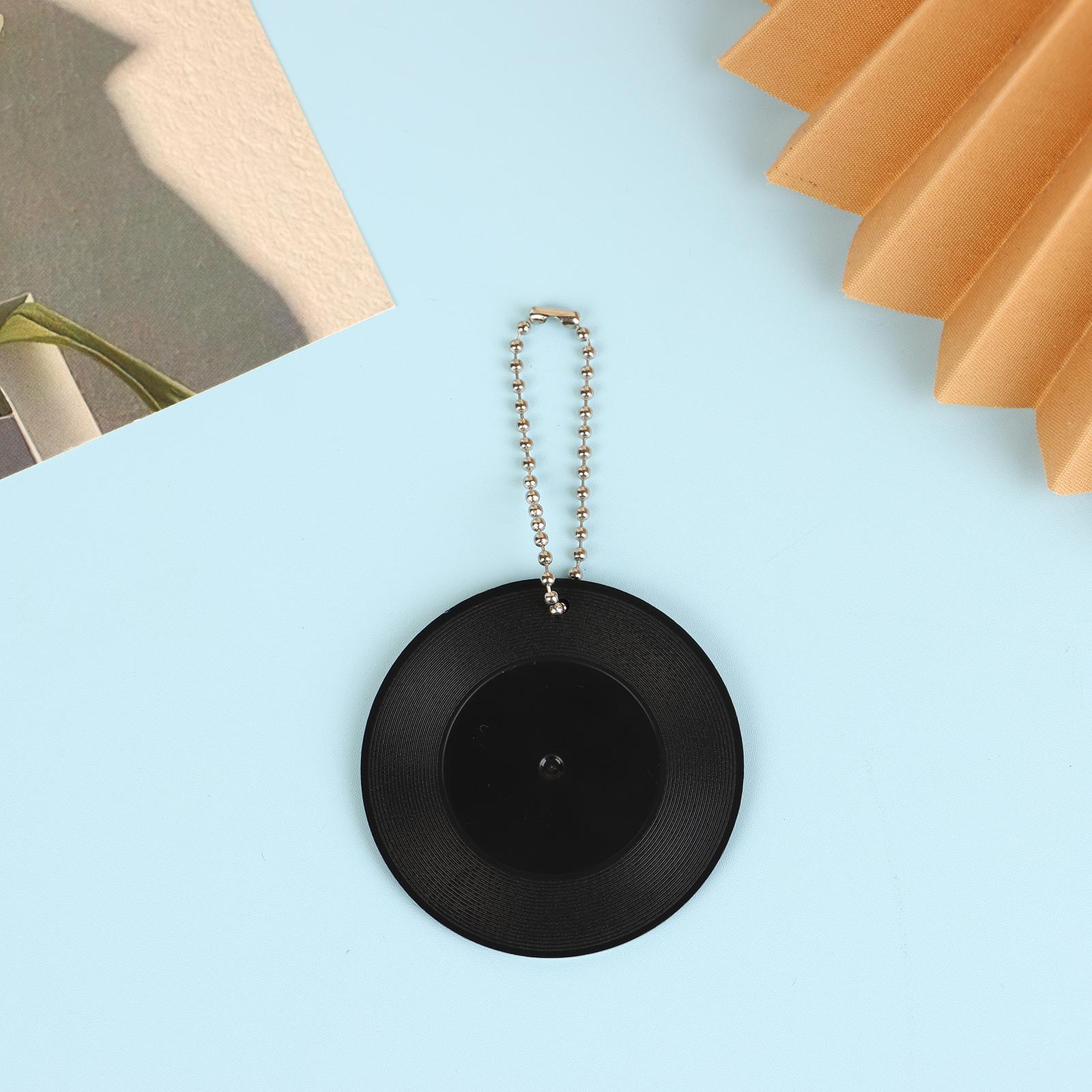 

Винтажный мини черный пустой CD брелок ретро пустой Kpop альбом брелок сделай сам рюкзак кулон держатель для ключей аксессуары девушка подарки