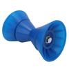 4 Inch Boat Roller Bow Stop with 1 2in Shaft Scratch Resistant PU Blue Trailer Roller Assembly for Yachts