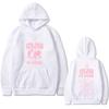 Sely Love World Tour Double Sided Print Hoodie Male Casual