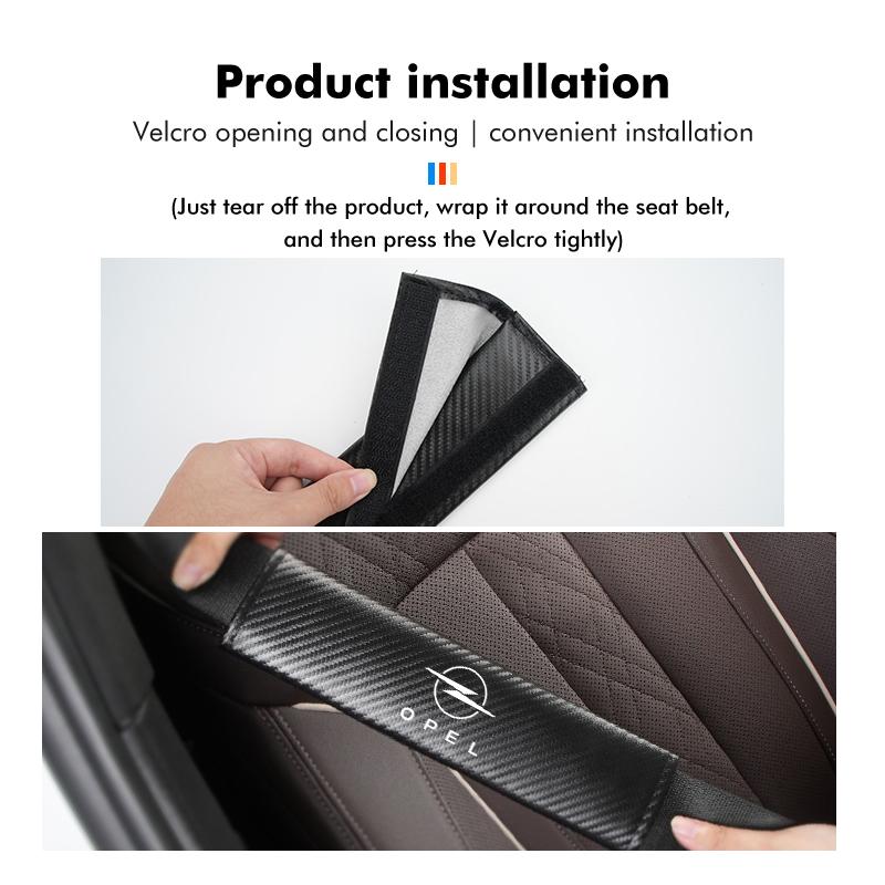 Car Seat Belt Shoulder Cover Insurance Strap Protection Pad For Opel Insignia Astra G J F K Vectra C H Corsa C B D Omega