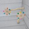 Vogel Sitzstange Natur Molar Ständer für Papageien Conure Supplies Wellensittiche Schleifkratzer für kleine mittelgroße Papageien Spielzeug