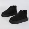 Autumn and winter new fleece thickened warm women's cotton boots casual versatile thick-soled plush women's snow boots