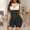 Gaine Amincissante Femme Taille Haute Compression Amincissante Fermeture Éclair Entrejambe Rehaussement Fessier Contrôle du Ventre Bretelles Réglables Élastique Respirant Body Shaper