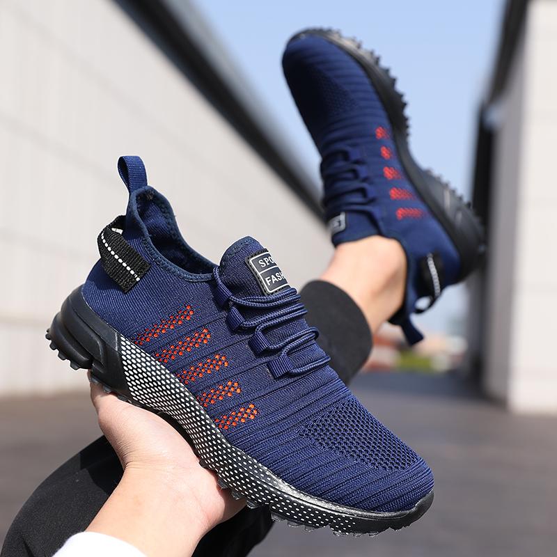 

New Men s Breathable Casual Sports Shoes Summer Fashion Running Shoes 2025 Lightweight and Soft Casual Shoes Women s Sizes 36-46 36 синій