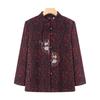Elderly Mother Autumn and Winter Woolen Coat Year Old 0 Grandma Clothes Plush Warm Old Lady Tang Suit Top