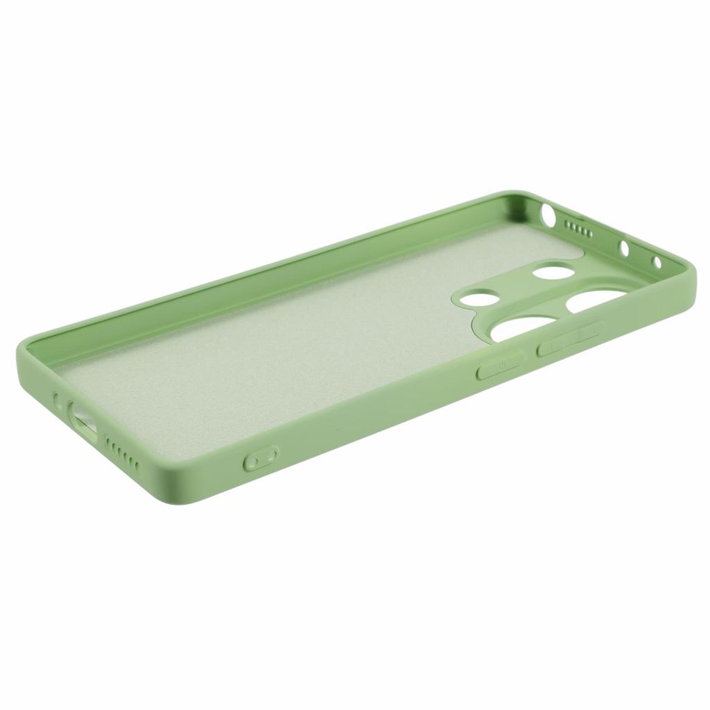 For Xiaomi Redmi Note 13 Pro 4G/Poco M6 Pro 4G Case Rubberized TPU Fiber Lining Cell Phone Cover (Precise Lens Cutout)