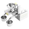 Double Head Oil Press Machine High Oil Yield Hot Cold Press Stainless Steel Small Automatic Oil