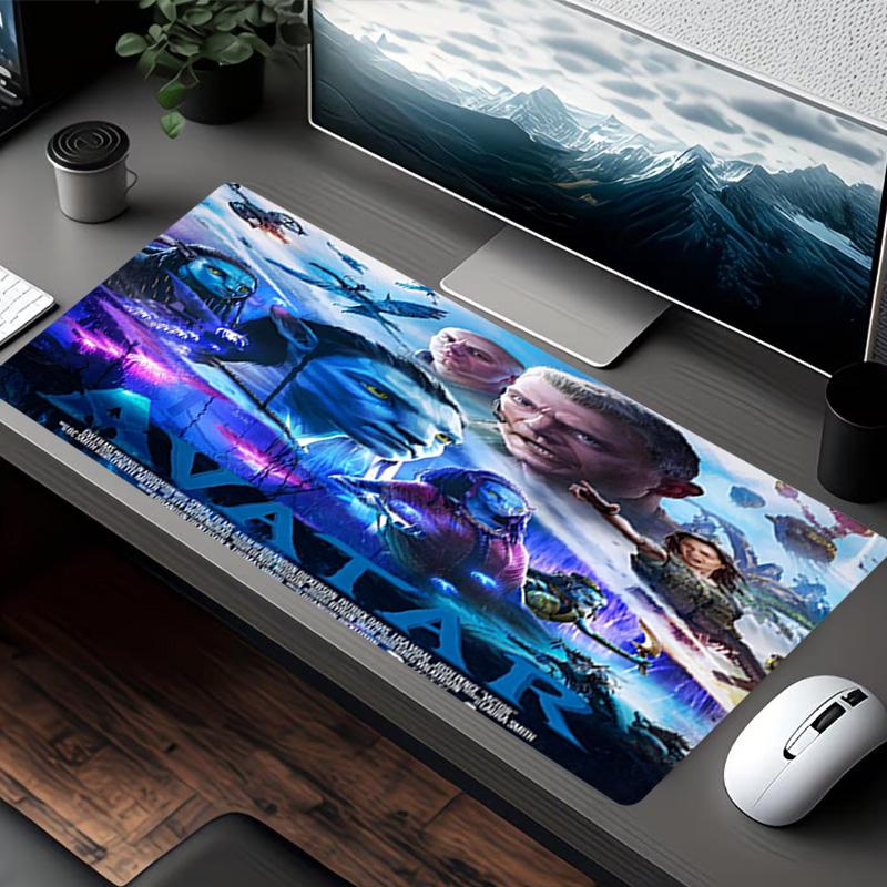 Podložka pod myš s potiskem Avatara, pro podložku pod klávesnici, podložka pro notebook PC pro kancelářské domácí použití, dekorace stolu, perfektní dárek k narozeninám pro hráče