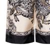 Gucci Silk Shorts With Roi Soleil Print 'Ivory Black' Men's 672698-ZAKU1-9285