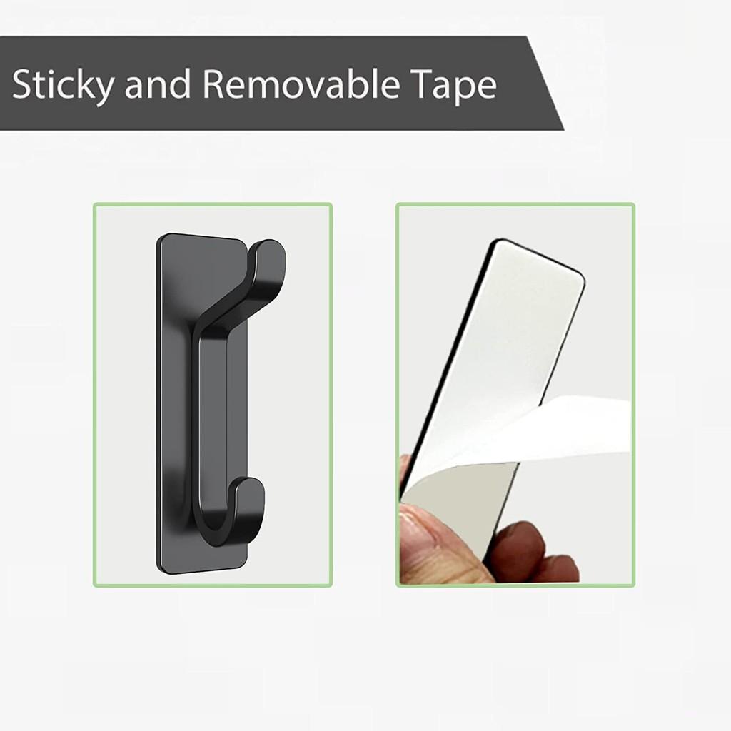 Stainless Sticky Steel Hook Household Kitchen Bathroom Hanging Towel Clothes