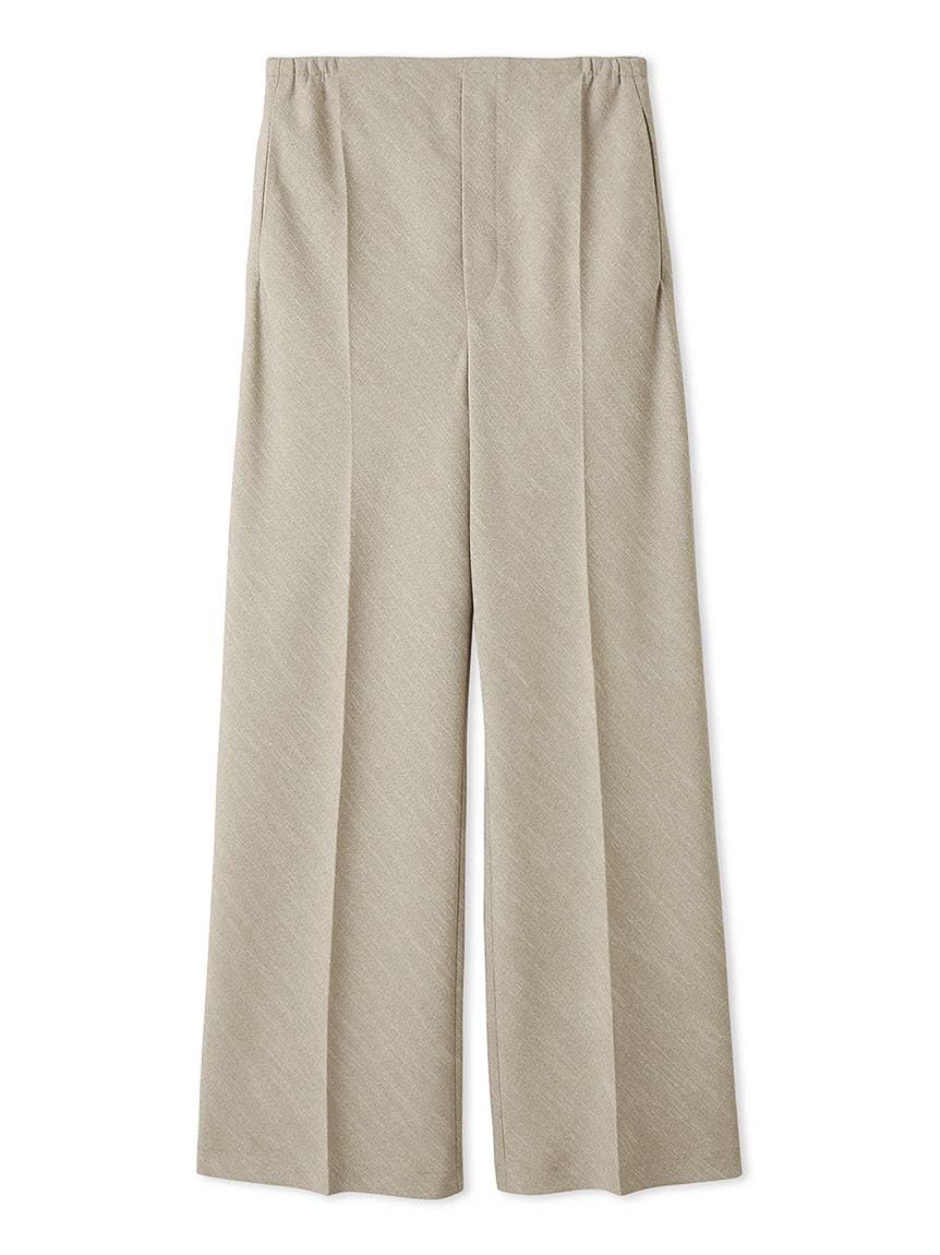 Mira Owen Elastic Waist Wide Easy Slub Size 1 09WFP251142 Women s Pants, (LBEG 1),