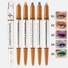 Bastão para Olhos 2 em 1 com Duas Pontas – Sombra + Delineador com Acabamento Iluminador, Resistente à Água e a Manchas para Uso Diário