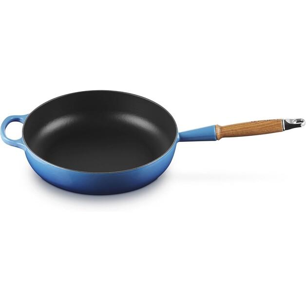 

Чугунная сковорода Le Creuset Signature для соте 28 см, лазурная (20259282200422)