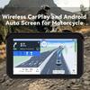 Hochleistungs-Motorrad-Dashcam CarPlay, HD-Aufnahme, Antibeschlaglinse, Nachtsicht, Wasserdichtes Design, Schleifenaufnahme