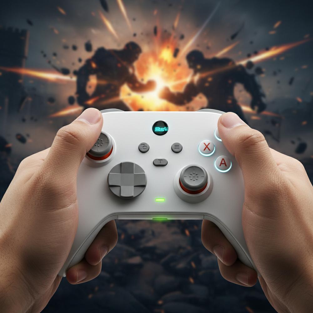 G6 Wireless Bluetooth Game Controller Vibration Body Sensation Continuous Hair Back Button For Switch Android IOS/PC Controller