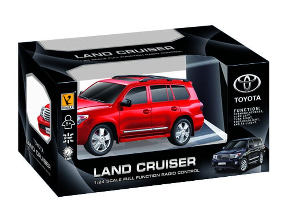 Doyusha 1/24 Scale Toyota Land Cruiser Red Electric Radio Control 30667