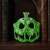 Halloween Ambient Light Cover 3D Printed Skull Pumpkin Candle Holder, Hollow Design Ornament Figurine, Multifunctional Lampshade for Party Favors