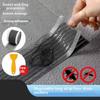 Self-Adhesive Floor Drain Stickers Cutable Shower Drain Hair Catcher Disposable Mesh Sink Strainer Filter Screen Sticker