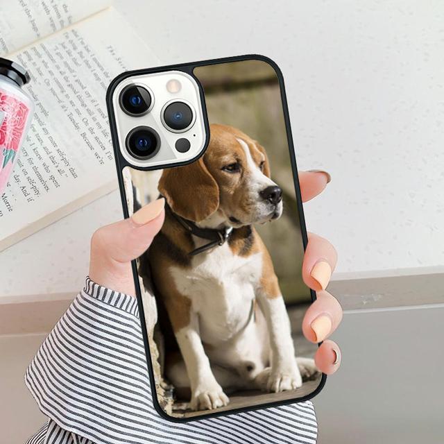 Cute Beagle Dog Phone Case For For iPhone 17 Air 16 15 11 12 13 14 Pro Max Plus coque
