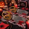 Lot de 2 Tronçonneuses Ensanglantées Halloween 40 cm – Accessoires de Décoration ou Costume pour Fête et Déguisement