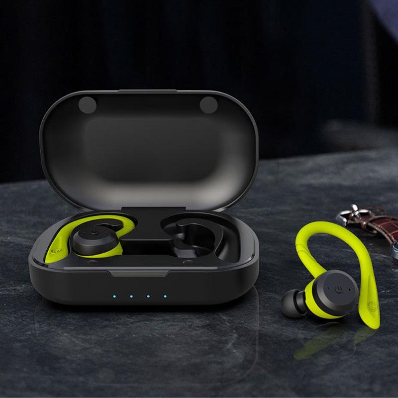 IPX7 Waterproof Wireless Bluetooth 5.3 Over-Ear Sport Headphones with Stereo and Call Capabilities