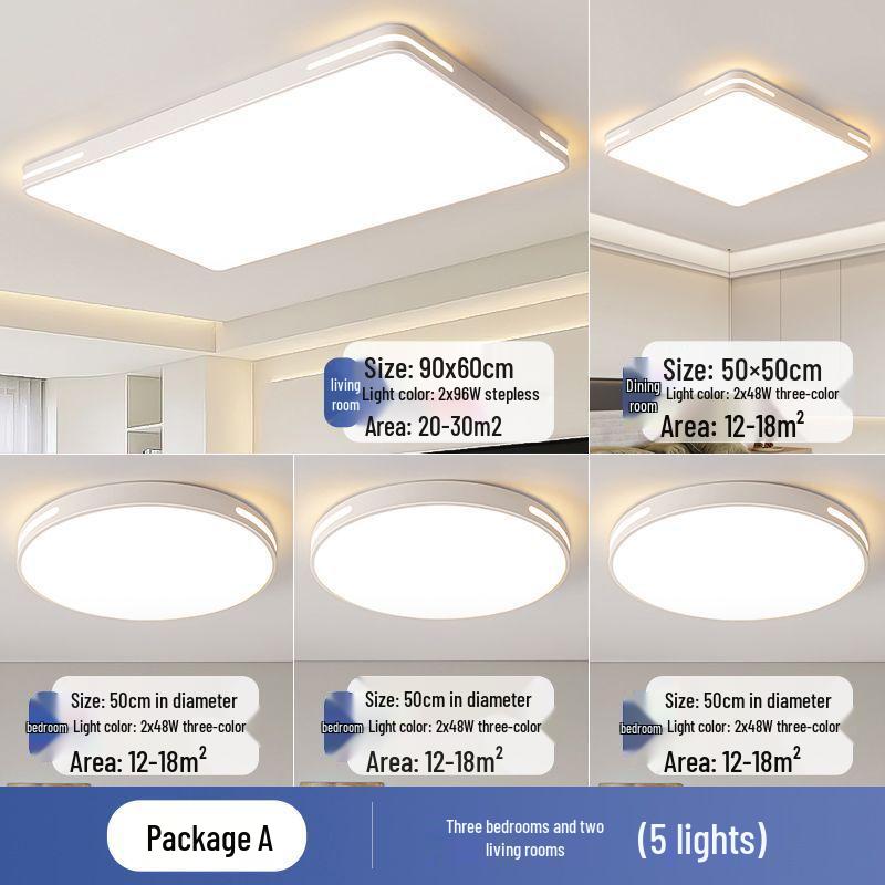 LED Ceiling Light: Ultra-Thin, Modern Round Lighting for Living Room, Bedroom, Dining, and Study Rooms