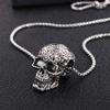 Stainless Steel Skull Necklace Women Jewelry Accessories Men's Neck Chains Skeleton Pendant Choker