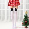 Velvet Thigh-High Stockings with Bow – Sexy Halloween Costume Socks