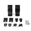 JeCar Hood Latch Lock Hood Lock Catch Kit for Jeep Wrangler 2007-2023 JK JKU