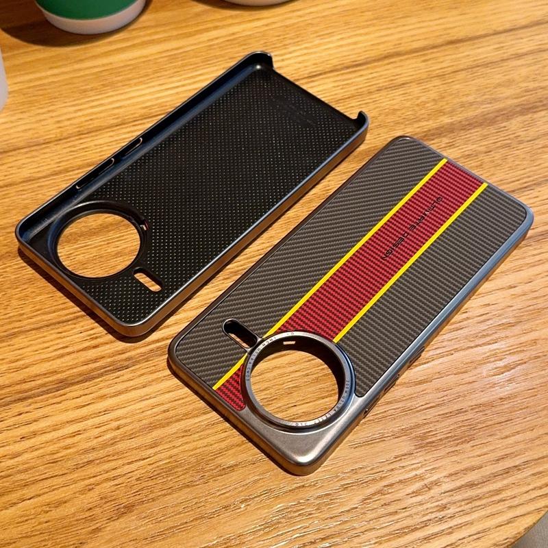 For Xiaomi Redmi K80 5G/Poco F7 Pro 5G Case Fiber Texture Leather+PC Phone Cover