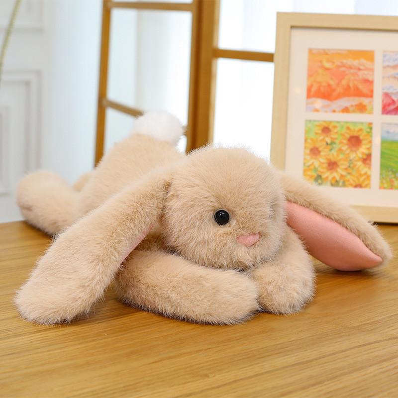 Plush Rabbit Stuffed Animal Toy For Children Soft Comforter Gift For Kids