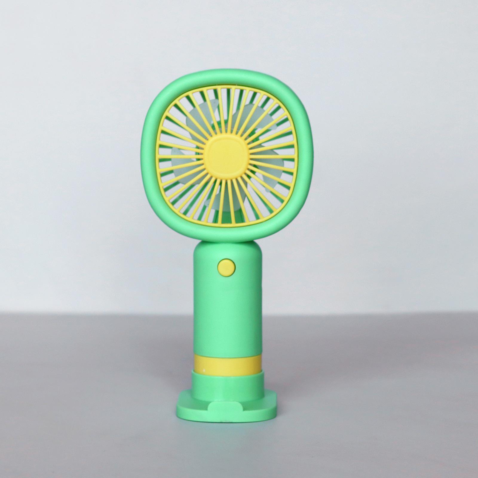 

USB Rechargeable Mini Handheld Fan - Student Desk Fan with Strong Wind Refer to actual product