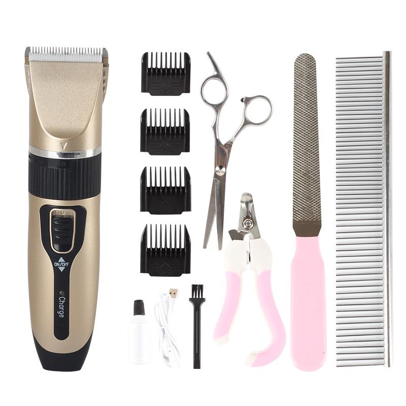 Custom Logo Long Hair and Short Hair Low Noise Pet Hair Clipper Trimmer