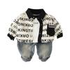Kids Casual Long-Sleeve Set, Comfortable Daily Wear Outfits