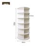 Multi-Layer Rotating Display Rack for Bags, Books, and Shoes