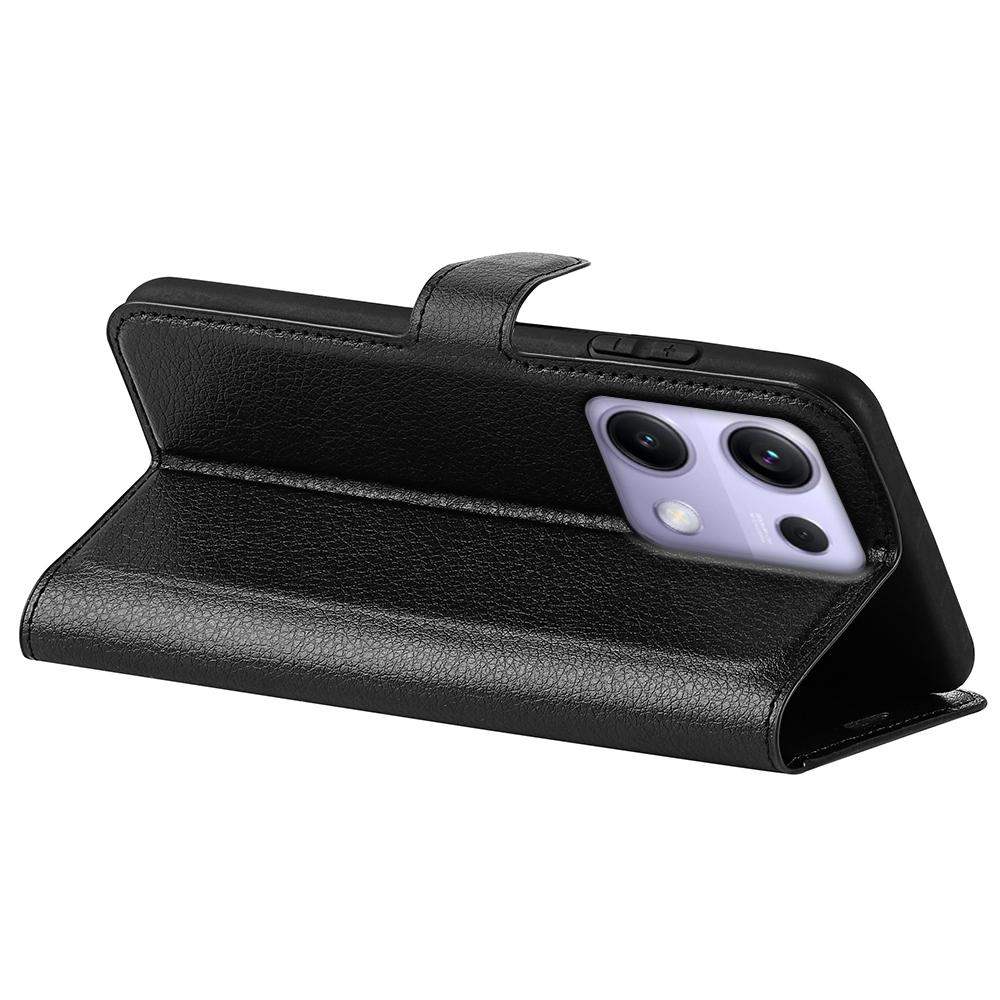 Pentru Xiaomi Redmi Note 14S 4G Husă Textură Litchi Rezistentă la Șocuri Piele Portofel Husă Telefon