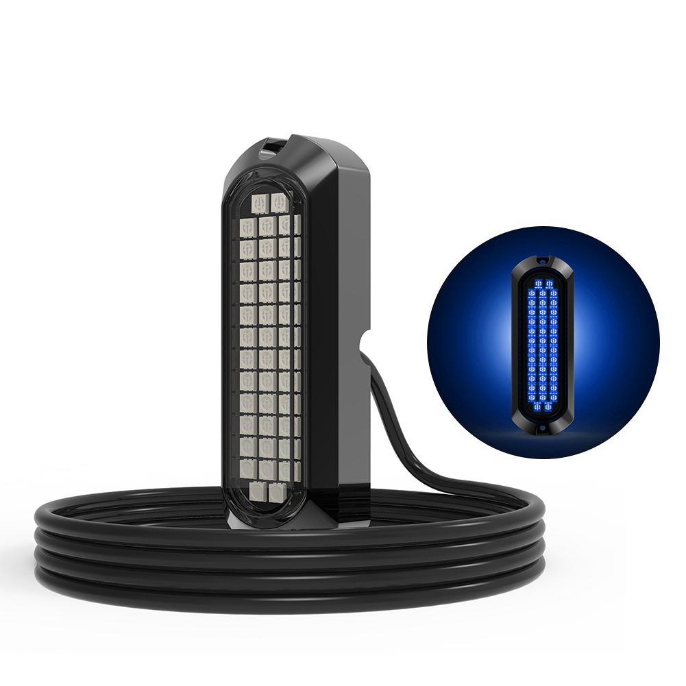 Underwater Boat Lights 40LED Submersible Navigation Interior Lights Sailboat Pontoon Transom Yacht Marine Accessories 12V/24V