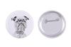 Griffon Bruxellois, Brussels Griffon – Pin with Your Dog, Add Your Own Photo – Design 01 | Art-Dog