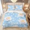 High-End Premium Pink Peony Patern Soft Duvet Cover Quen Sized Dimensions Colorful Floral Set Pink Background Botanical Flowers Peony Beding Set 3 Pcs