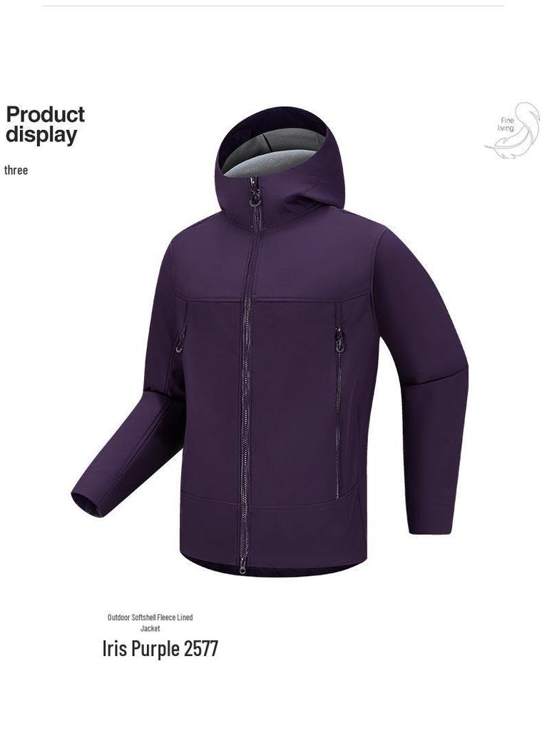 KLS Leichte Softshell-Bergsteigerjacke für den Außenbereich - Winddicht und Wasserdicht