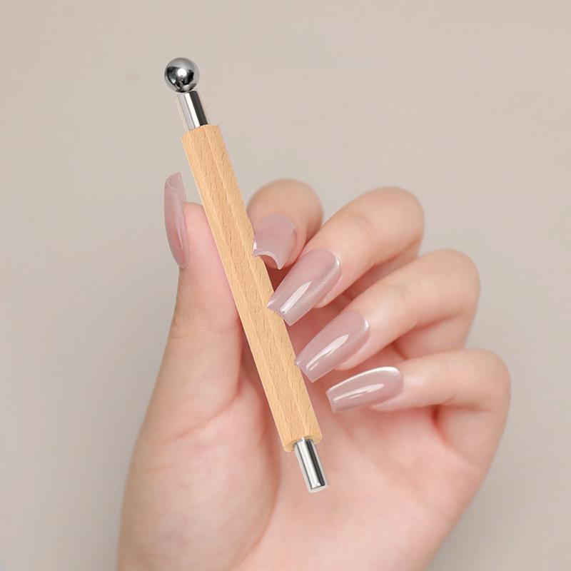 Strong Magnetic Long Double Head Nail Magnet Tool Pens Magnetic Cat Eye Gel Polish Nail Art Kit For Diy Salon Studio Or Home Use