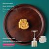 1 Set Diy Mooncake Mold Plastic Hand Press Pastry Mold Mung Bean Cake Embossing Kitchen Baking Tool Cookie Moon Cake Cutter
