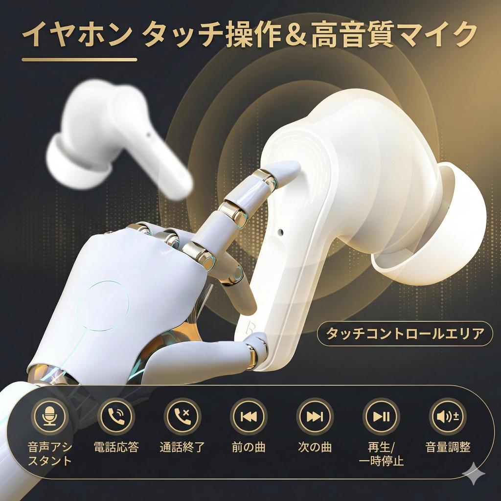 Wireless Earphones Bluetooth I13 Stereo ENC Noise Cancelling Up To 50 Hours Playback LED Digital Display Automatic Pairing IPX7 Waterproof Microphone