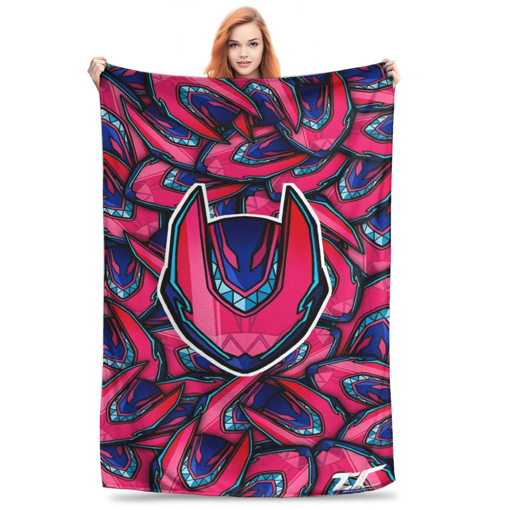 Kamen Rider Anime Blanket Multiple Sizes Super Soft and Warm Throw Blankets for Couch Sofa and Bed